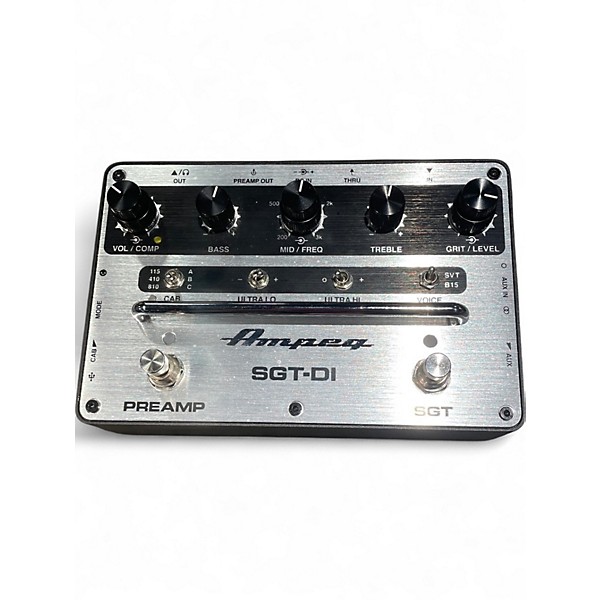 【30％OFF】 Used Ampeg SGT-DI Bass Effect Pedal | Guitar Center ベース