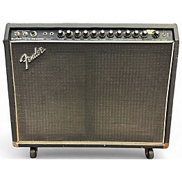 Vintage 1980s Fender Super Twin Reverb Tube Guitar Combo Amp