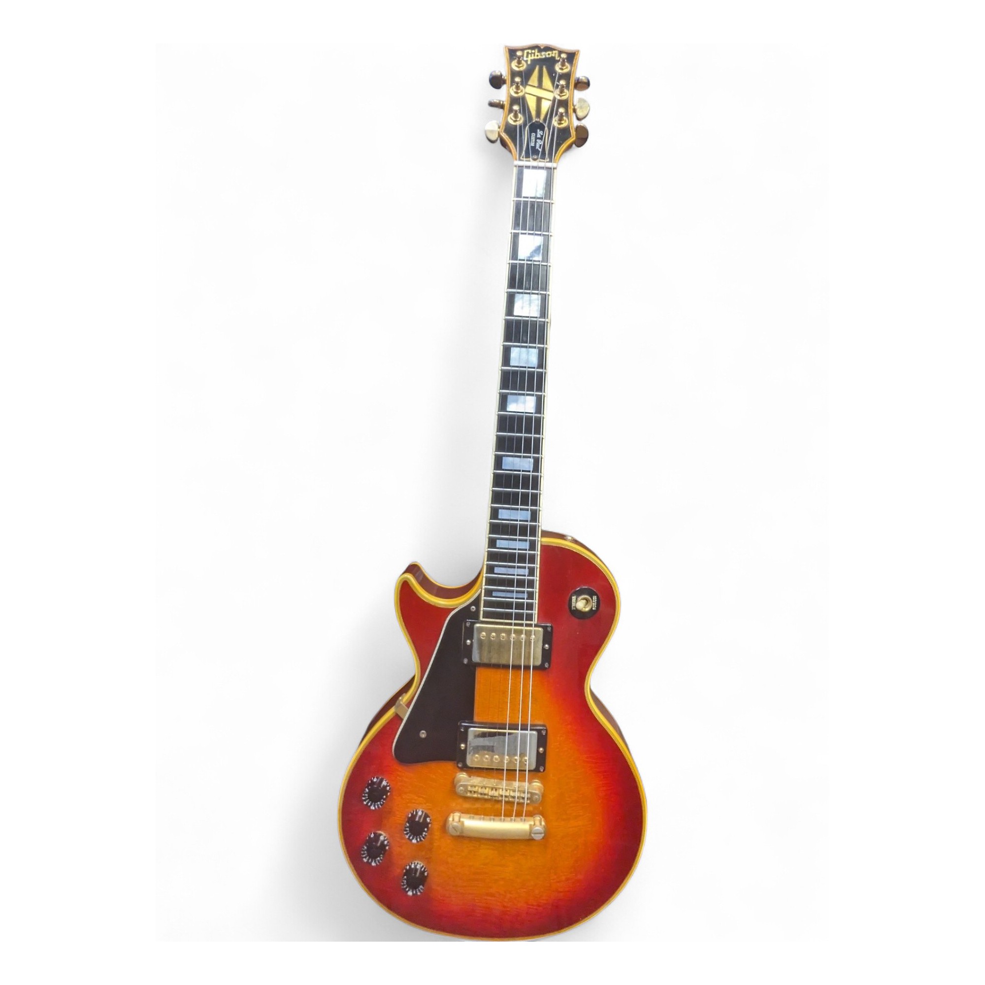 【予約】 Vintage 1985 Electric Sunburst Cherry Custom Paul Les Gibson ギター