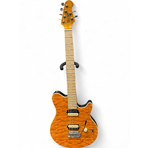 Used OLP MM1 Orange Solid Body Electric Guitar