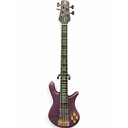 Used Spector Artist Series Skyler Acord Violet Stain Matte Electric Bass Guitar