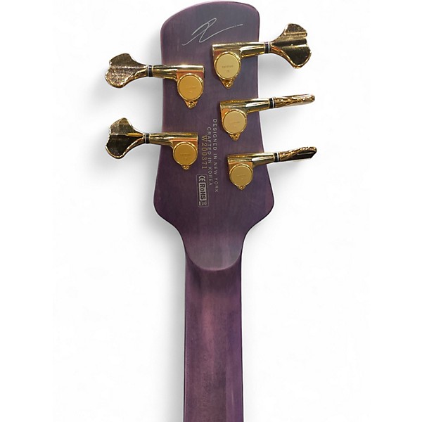 Used Spector Artist Series Skyler Acord Violet Stain Matte Electric Bass Guitar