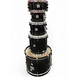 Used Yamaha 5 Piece Stage Custom Raven Black Drum Kit