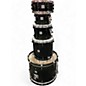Used Yamaha 5 Piece Stage Custom Raven Black Drum Kit thumbnail
