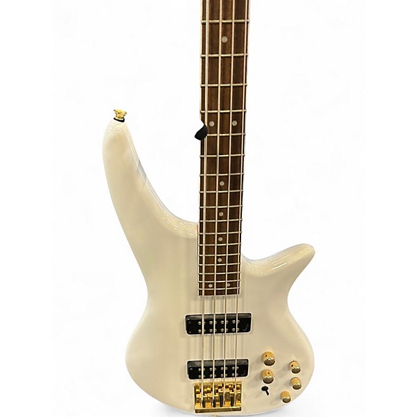 Used Jackson JS Series Spectra Bass JS3 Snow White Electric Bass Guitar