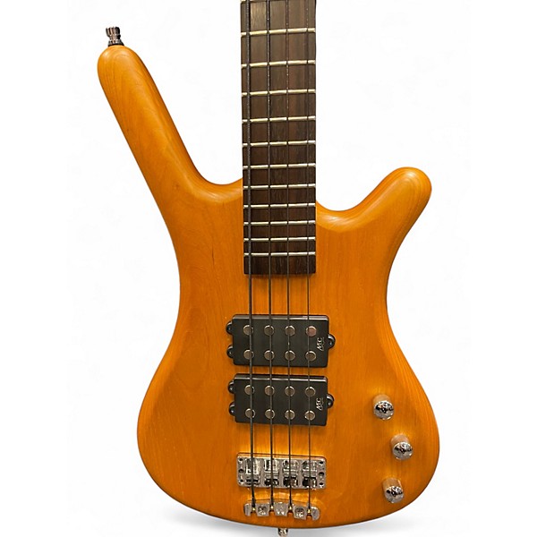 Used Warwick Corvette 4 String Natural Electric Bass Guitar