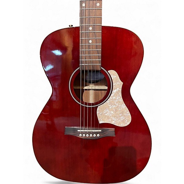 Used Seagull M6 LTD  RUBY RED Acoustic Electric Guitar