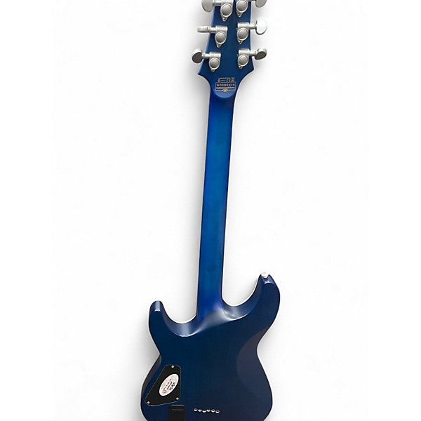 Used Schecter Guitar Research C1 Platinum Blue Solid Body Electric Guitar
