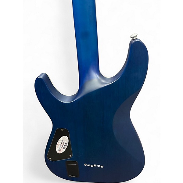Used Schecter Guitar Research C1 Platinum Blue Solid Body Electric Guitar