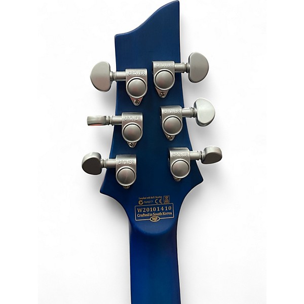 Used Schecter Guitar Research C1 Platinum Blue Solid Body Electric Guitar