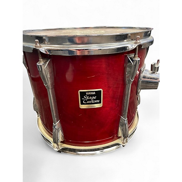 Used Yamaha 12in Stage Custom TOM RED Drum