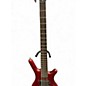 Used Warwick Corvette 5 String Red Electric Bass Guitar