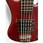 Used Warwick Corvette 5 String Red Electric Bass Guitar