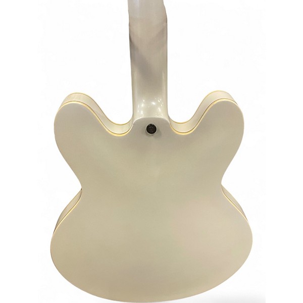 Used Epiphone Sheraton White Hollow Body Electric Guitar