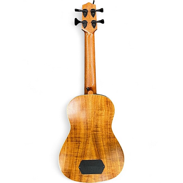 Used Kala U-BASS AE KOA FRETLESS Natural Acoustic Bass Guitar