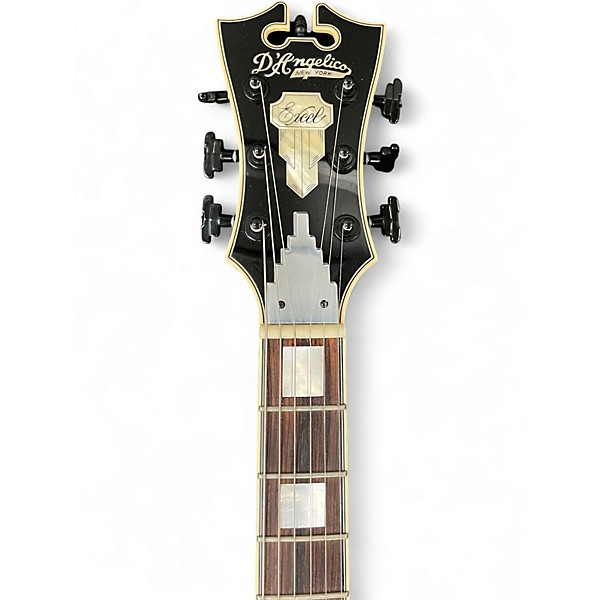 Used D'Angelico EX-DC/SP Trans Black Hollow Body Electric Guitar