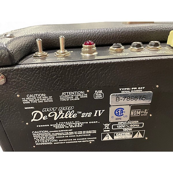 Used Fender Hot Rod DeVille IV 60W 2x12 Tube Guitar Combo Amp