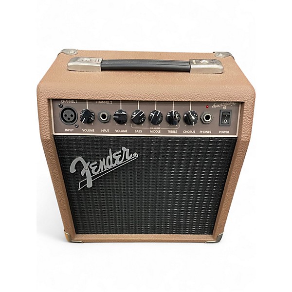 Used Fender Acoustasonic 15 Acoustic Guitar Combo Amp