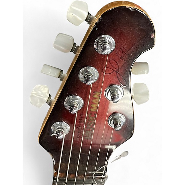 Used Ernie Ball Music Man JP6 John Petrucci Signature Red Pearl Solid Body Electric Guitar