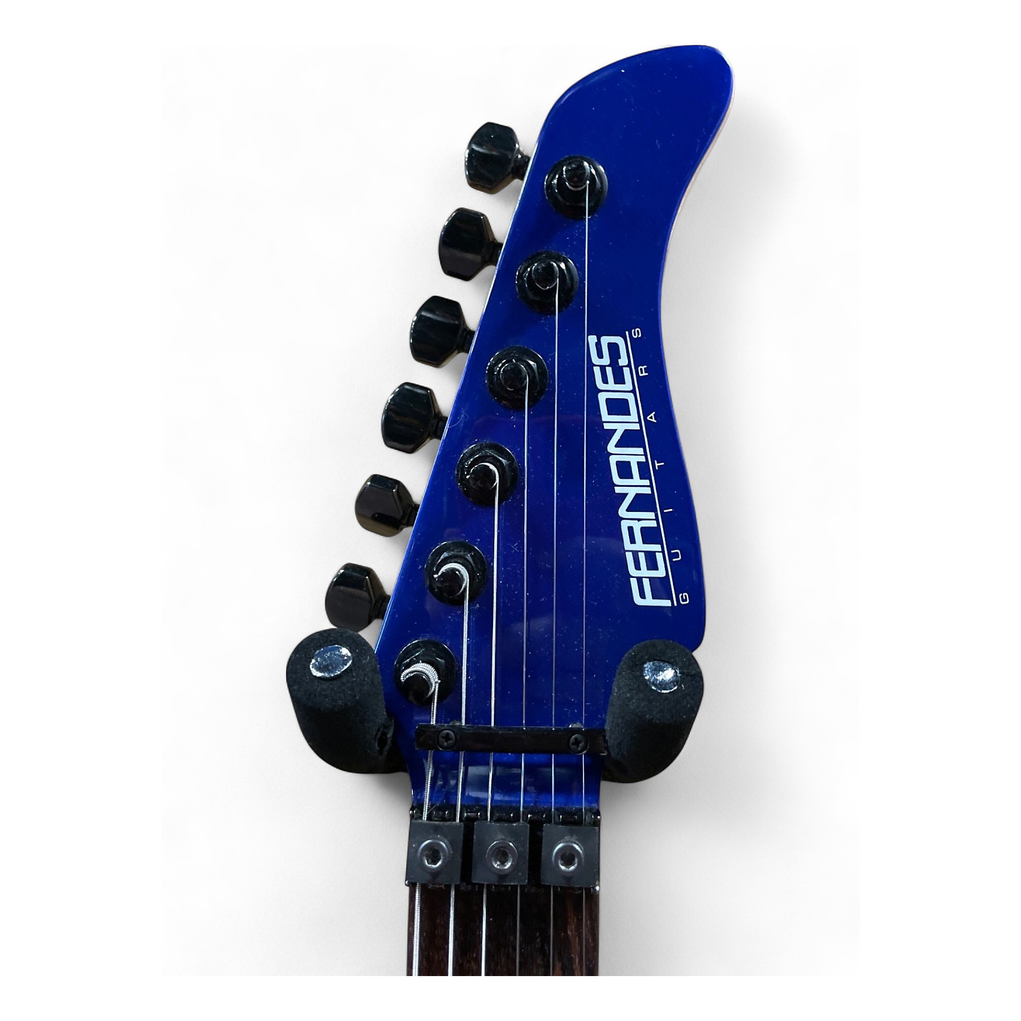Used Fernandes REVOLVER BLUE Solid Body Electric Guitar BLUE