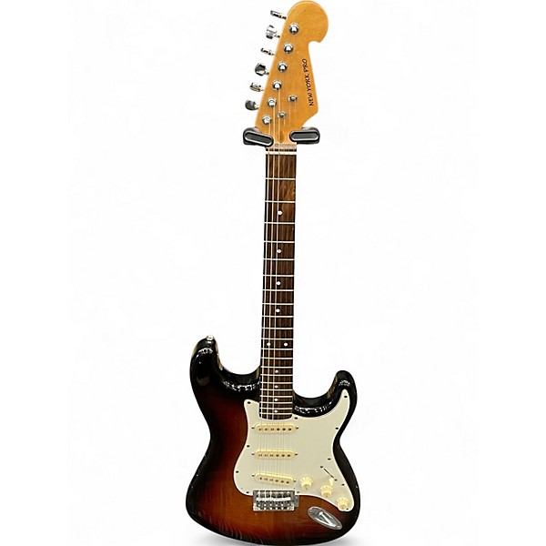 Used New York Pro S-style 2 Tone Sunburst Solid Body Electric Guitar