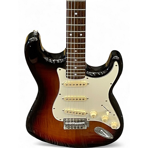 Used New York Pro S-style 2 Tone Sunburst Solid Body Electric Guitar