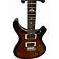 Used PRS SE Custom 24 Black and Gold Solid Body Electric Guitar