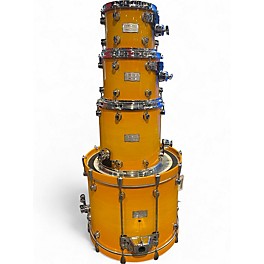 Used Mapex 4 Piece Saturn Standard Mango Burst Drum Kit