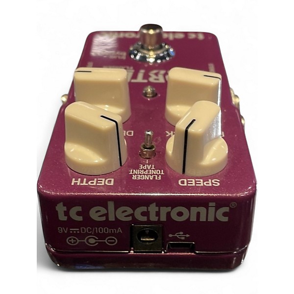 Used TC Electronic Vortex Flanger Effect Pedal
