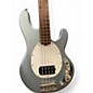 Used Sterling by Music Man Ray34 silver mist Electric Bass Guitar