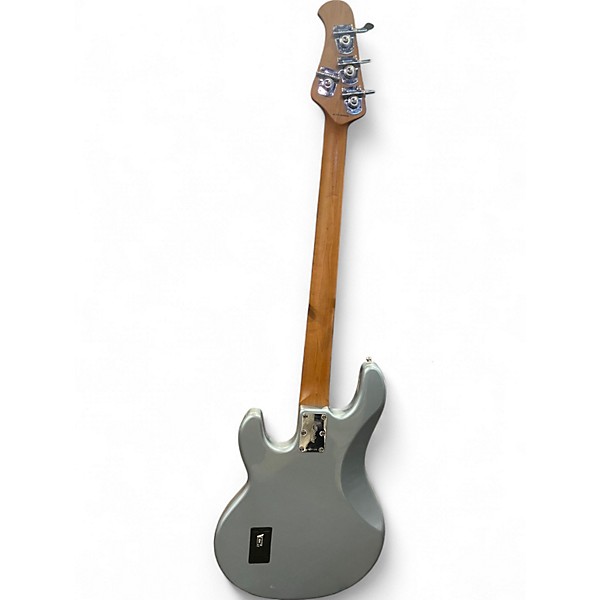 Used Sterling by Music Man Ray34 silver mist Electric Bass Guitar