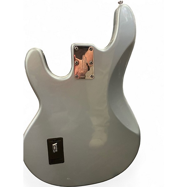 Used Sterling by Music Man Ray34 silver mist Electric Bass Guitar