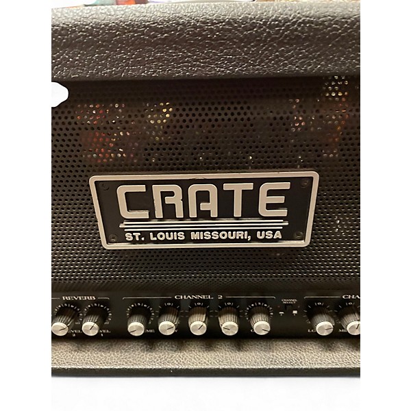 Used Crate BV120H Blue Voodoo 120W Tube Guitar Amp Head