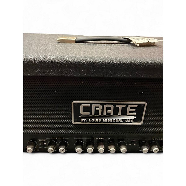 Used Crate BV120H Blue Voodoo 120W Tube Guitar Amp Head