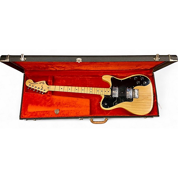 Vintage 1978 Fender Deluxe Telecaster Vintage Natural Solid Body Electric Guitar