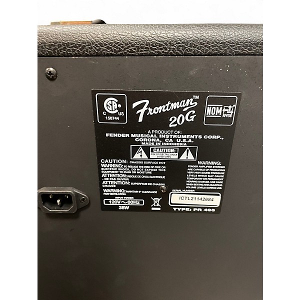 Used Fender Frontman 20G  Guitar Combo Amp