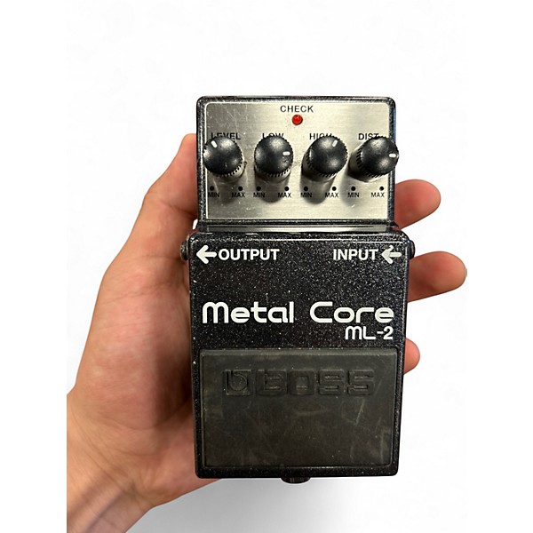 Used BOSS ML2 Metal Core Distortion Effect Pedal