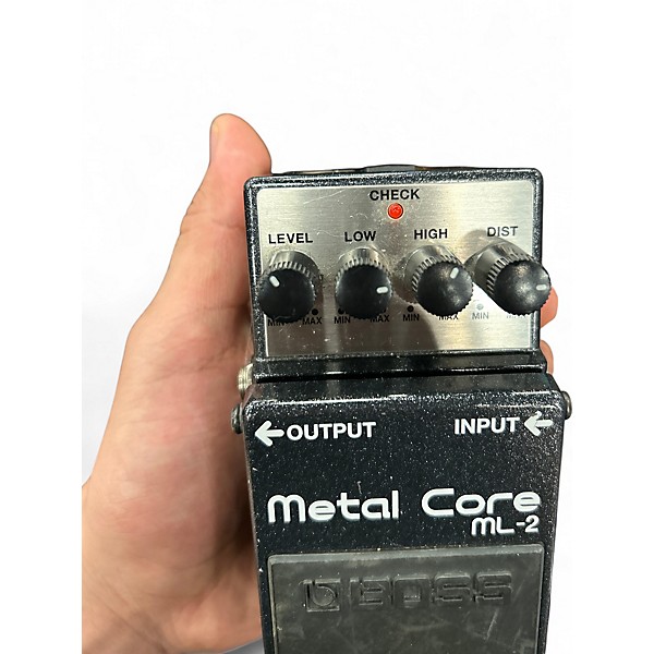 Used BOSS ML2 Metal Core Distortion Effect Pedal
