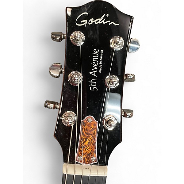 Used Godin 5th avenue kingpin Natural Acoustic Electric Guitar