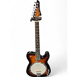 Used Gold Tone Solid Body Electric Banjitar Tobacco Sunburst Banjo