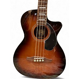 Used Fender Kingman Acoustic Electric Bass 3 Color Sunburst Acoustic Bass Guitar