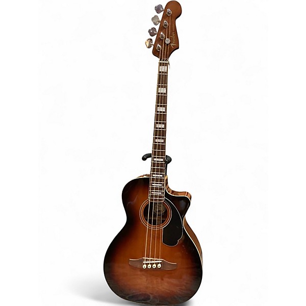 Used Fender Kingman Acoustic Electric Bass 3 Color Sunburst Acoustic Bass Guitar