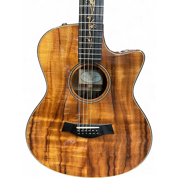 Used Taylor K66CE KOA 12 String Acoustic Electric Guitar