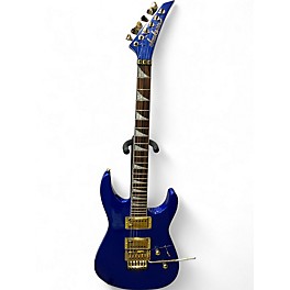 Used Jackson X Series Soloist  lightning blue Solid Body Electric Guitar