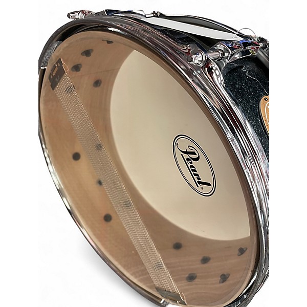 Used Pearl 14in limited edition sst black glitter Drum
