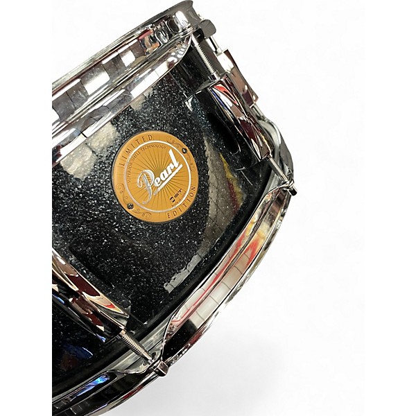 Used Pearl 14in limited edition sst black glitter Drum