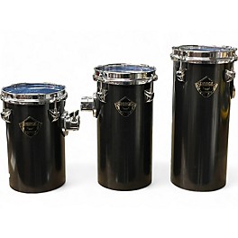 Used Peace 3 Piece Octoban Set Satin Black Acoustic Drum Pack