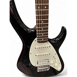 Used Carlo Robelli DOUBLE CUTAWAY HSS STRAT Black Solid Body Electric Guitar