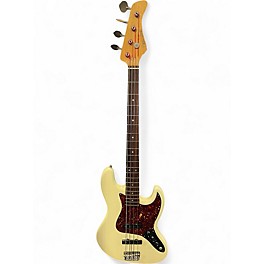 Used Fernandes LEB2 Cream Electric Bass Guitar