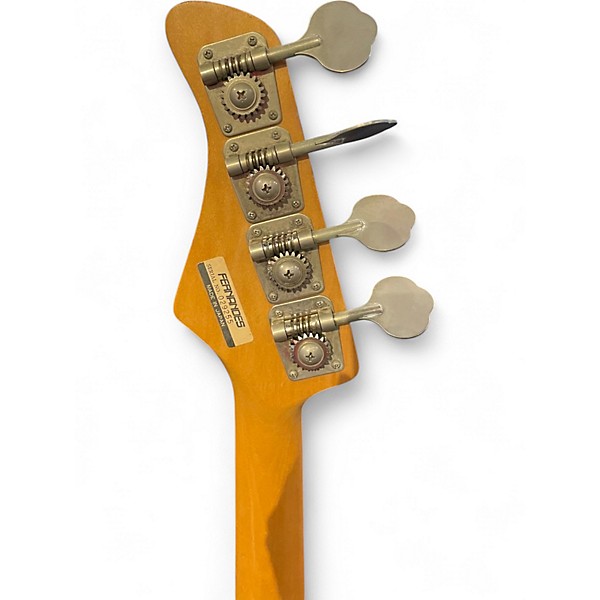 Used Fernandes LEB2 Cream Electric Bass Guitar